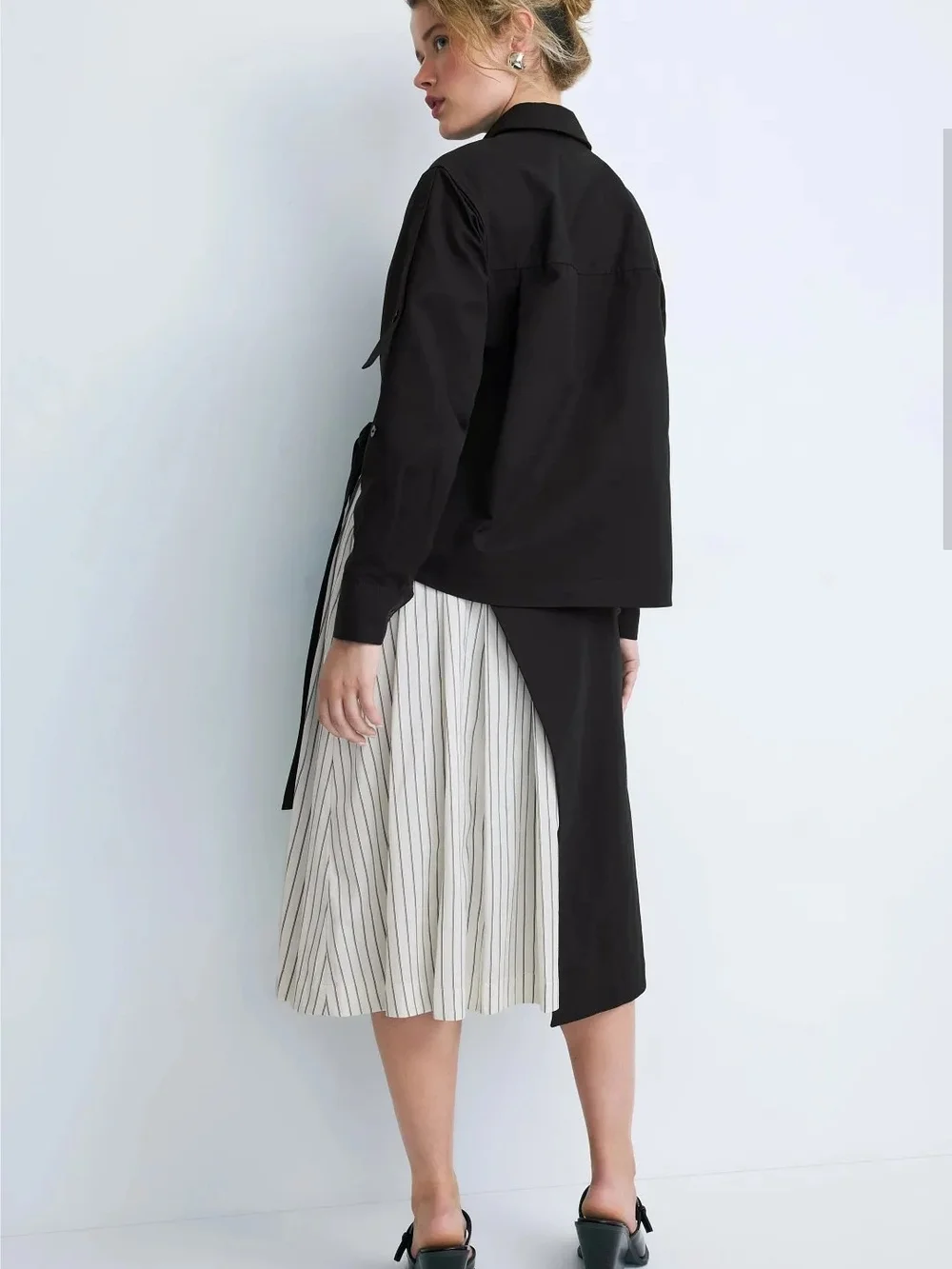 3.1 PHILLIP LIM WRAP SHIRT DRESS SIZE 6 MSRP $750 - Picture 2 of 13